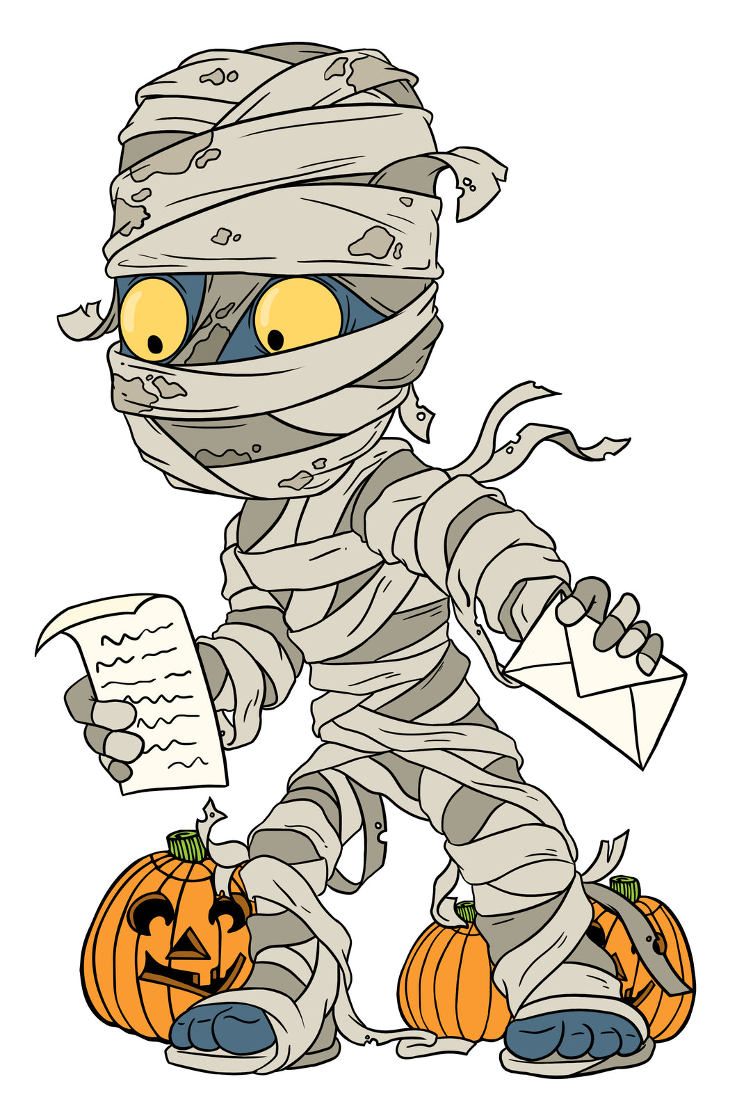 Halloween Letter (Mummy)